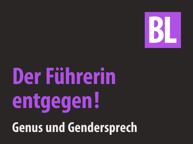 Gender Sprech