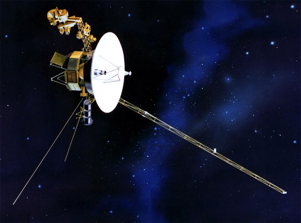 Eine Illustration der Raumsonde Voyager 1. Sie fliegt seit dem Jahr 1977 durchs All – zusammen mit der baugleichen Voyager 2. Foto: NASA/dpa