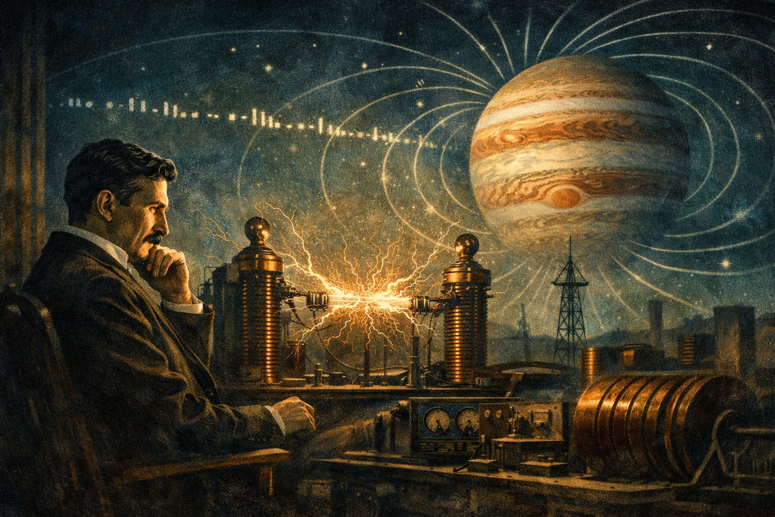 Tesla und das kosmische Knistern